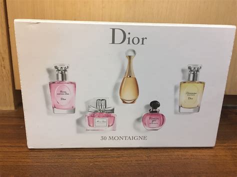 coffret dior 30 montaigne miniatures de parfums|Dior 30 montaigne east west.